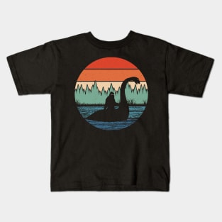 Bigfoot Loch Ness Monster Kids T-Shirt